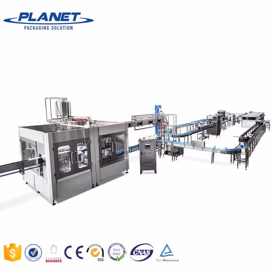Máquina automática de enchimento a quente asséptico para garrafas pet, modelagem por sopro, solução chave na mão para manga, laranja, maçã, uva, suco de coco, café, leite, laticínios, bebida energética
